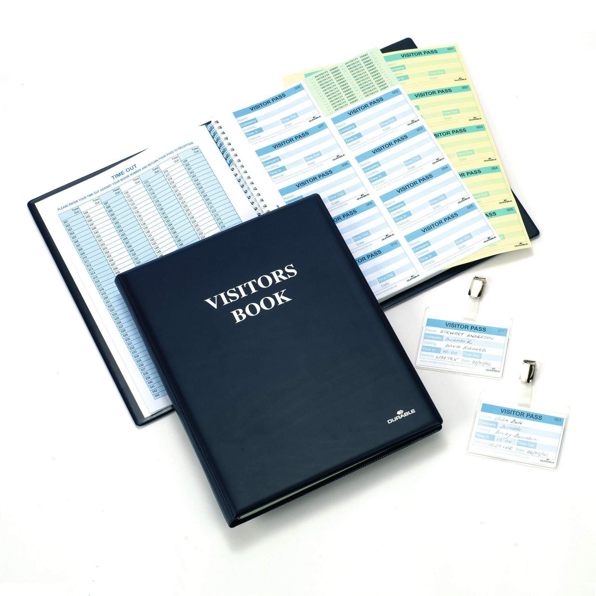 Durable Visitor Book 100 Refill Pack