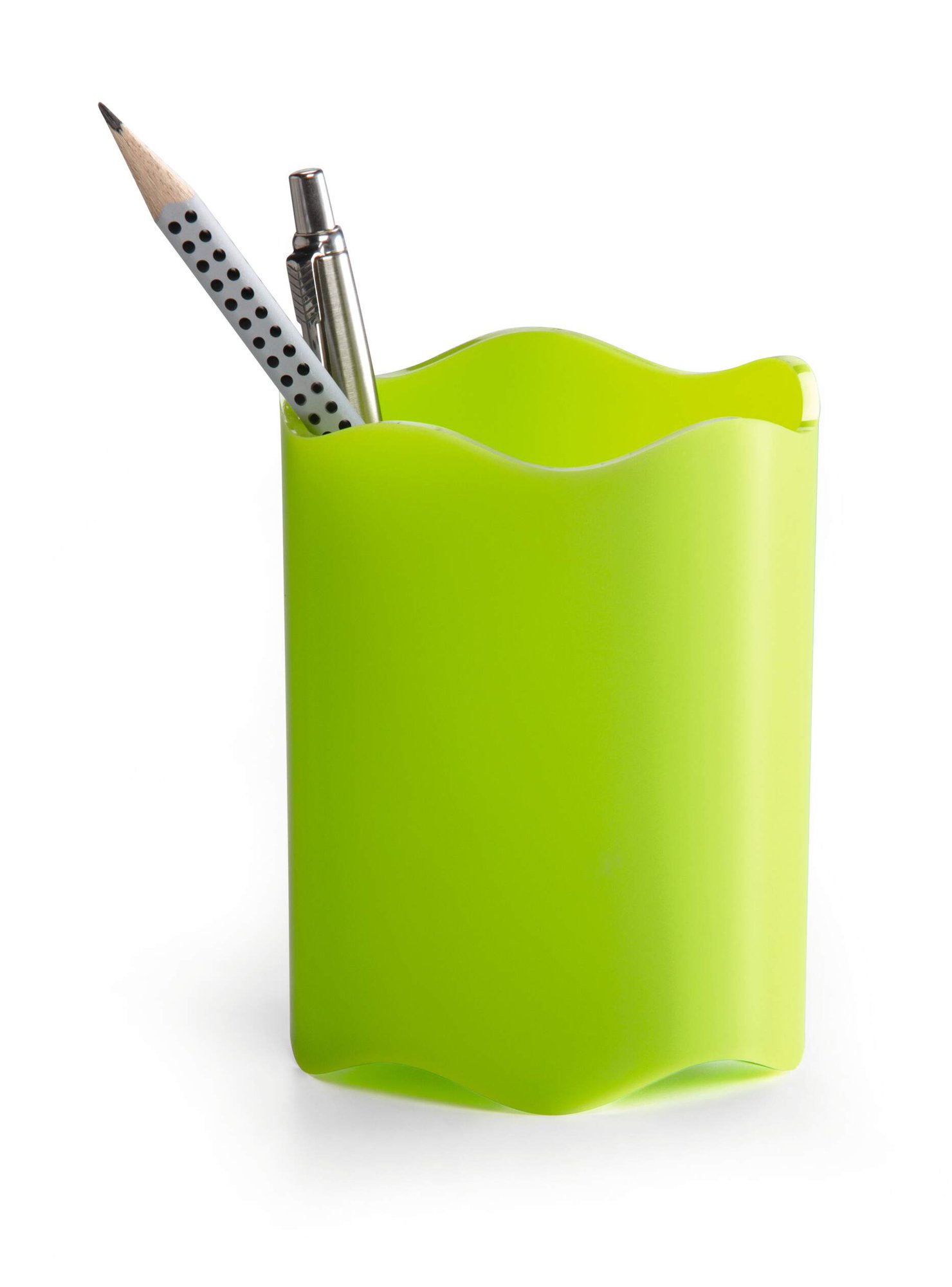 Durable Trend Pen Cup Clear Green