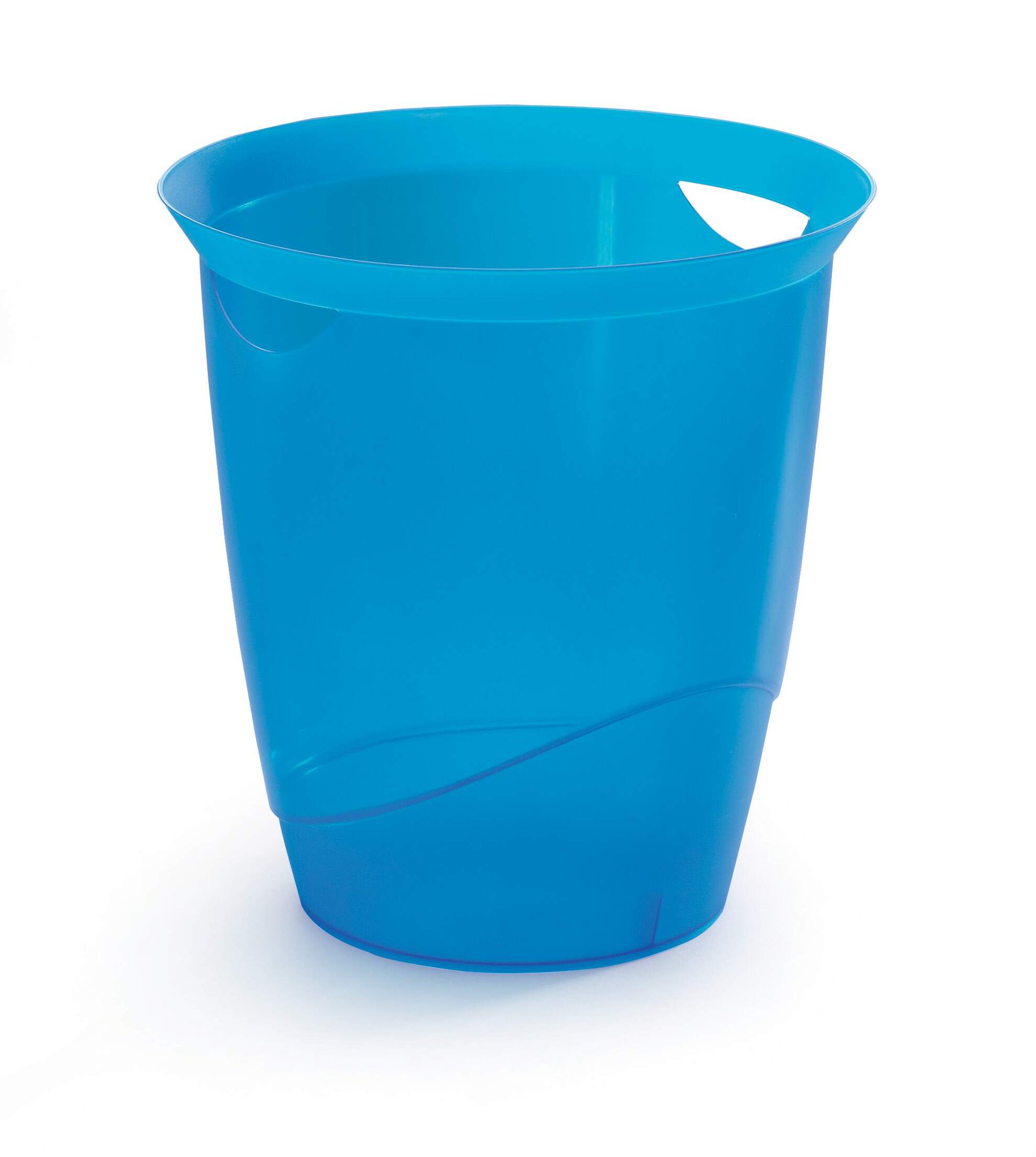 Durable Waste Bin 16L Clear