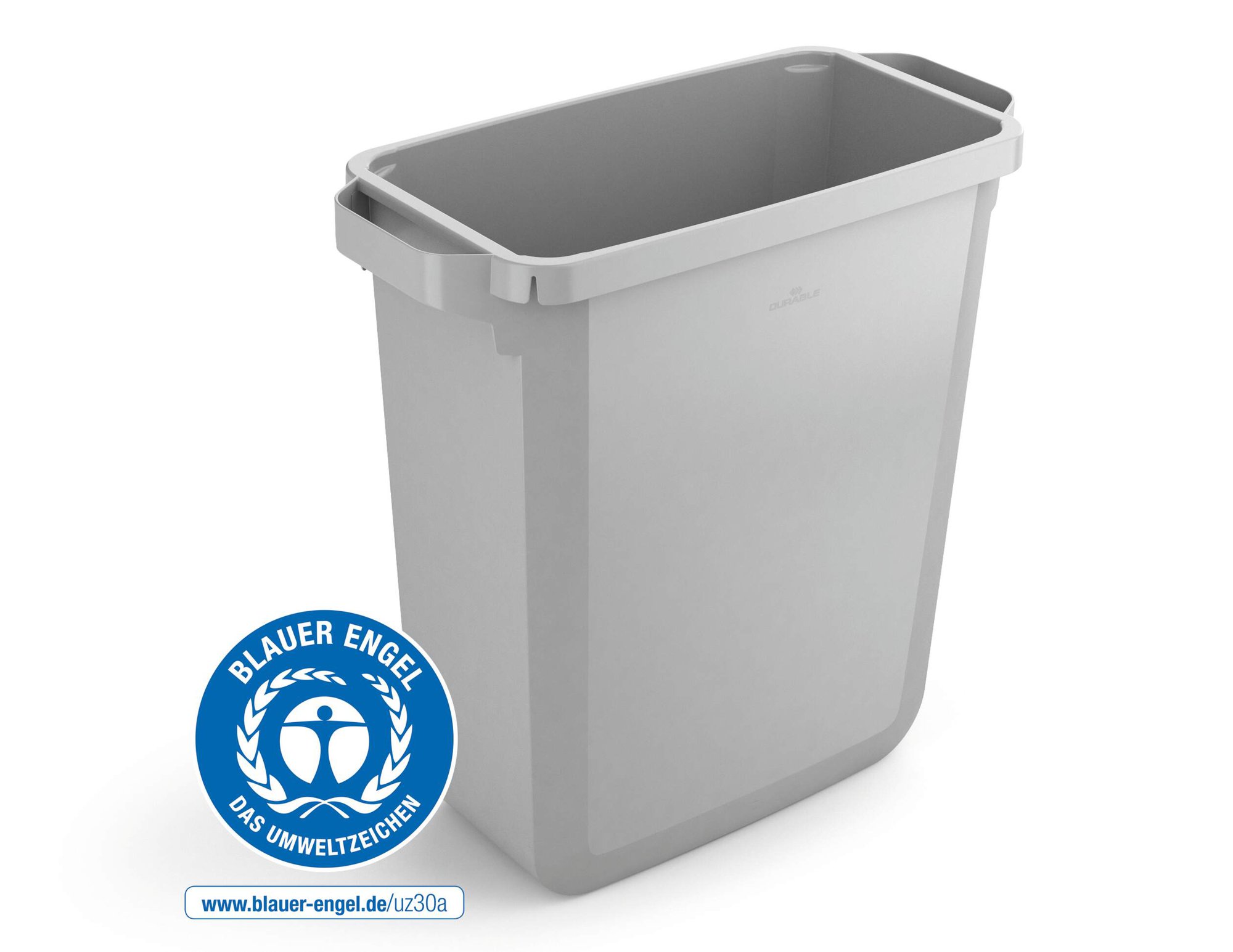 Durable DURABIN 60L Hinged Slot Lid Blue