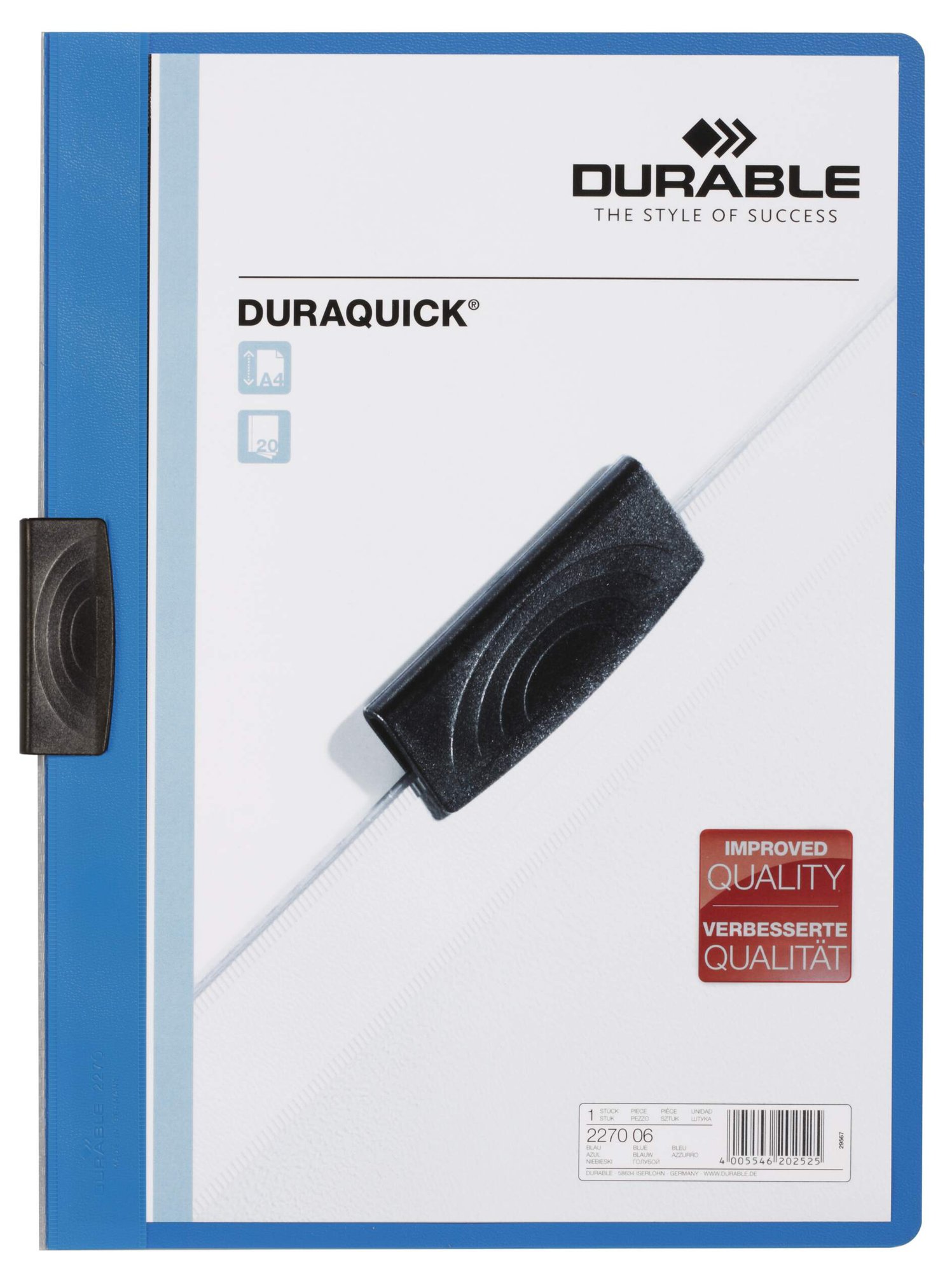Durable DURAQUICK A4 Folder Red (20)