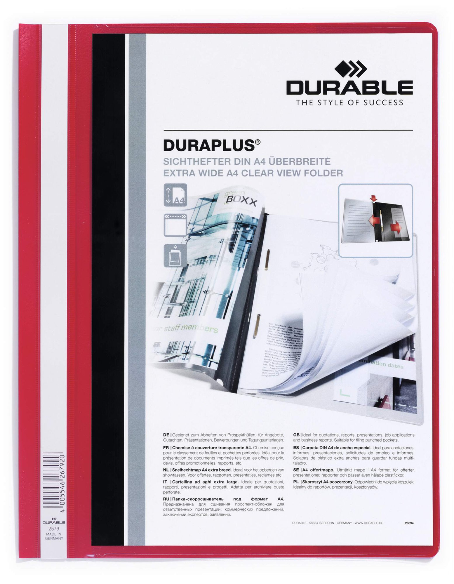 Durable DURAPLUS A4+ Folder White (25)