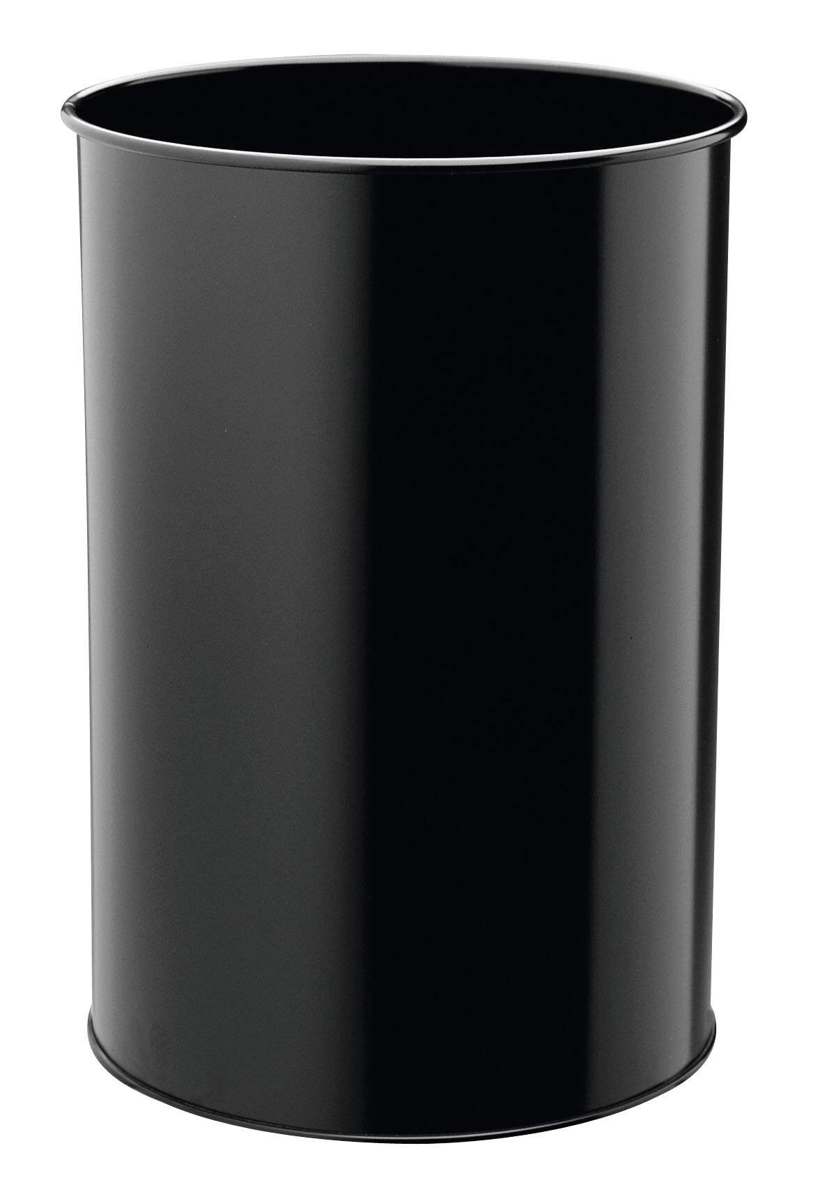 Durable Metal Waste Bin 15L Charcoal