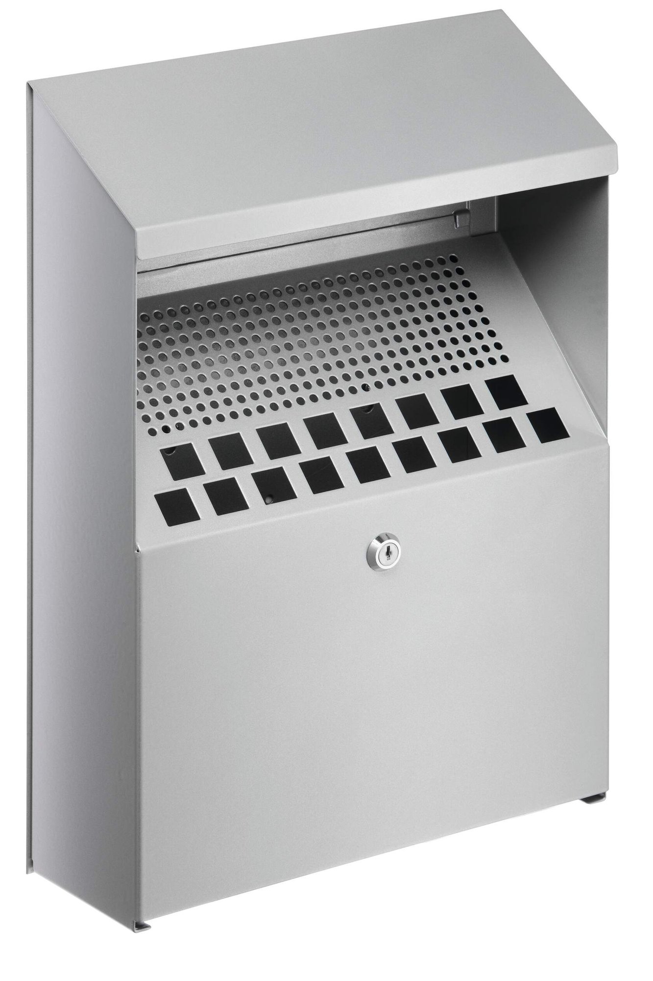 Durable Round Ashtray Bin 17L Grey