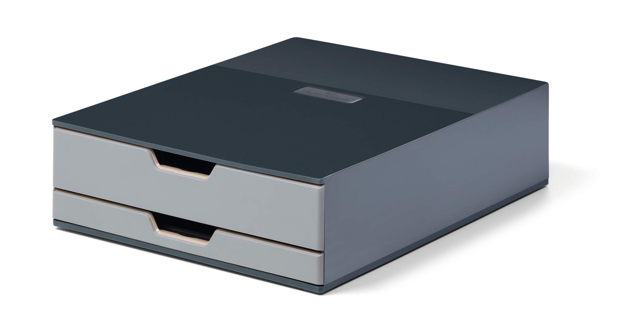 Durable Round Ashtray Bin 17L Silver