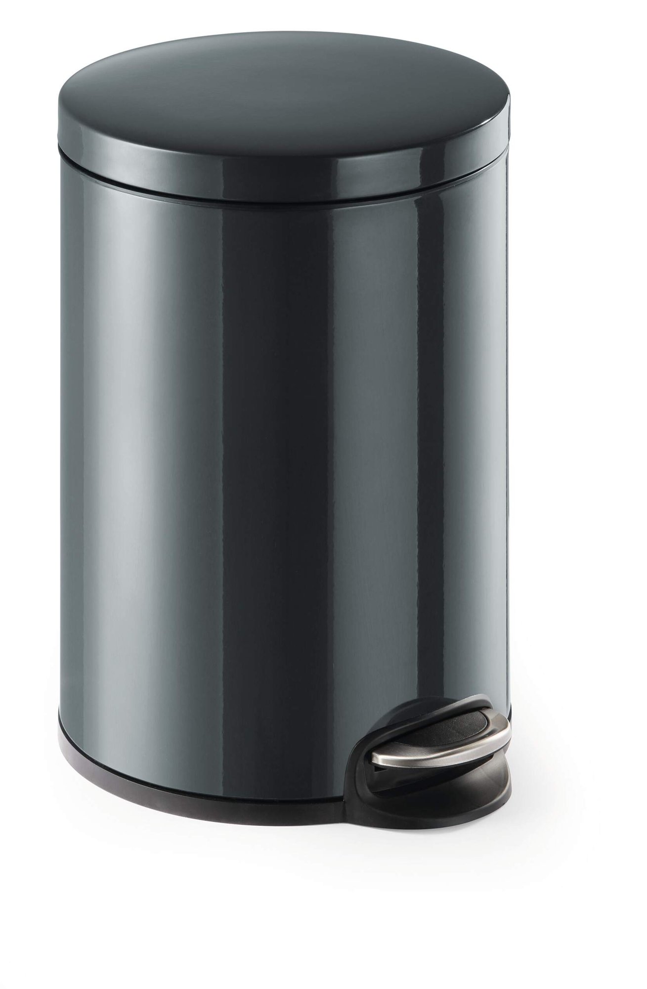 Durable Pedal Bin Round 12L Charcoal