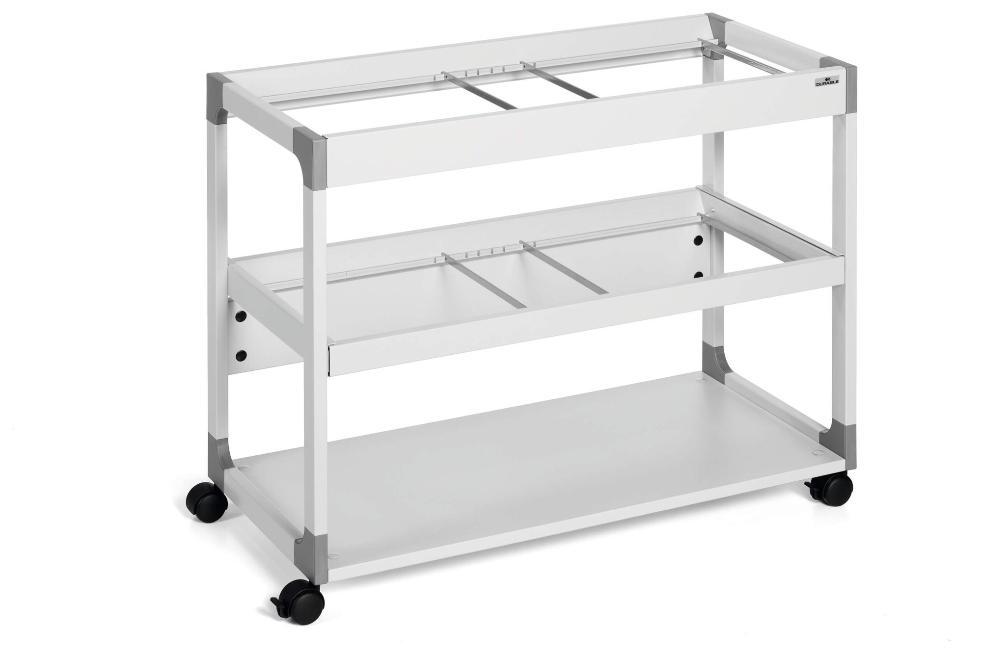 Durable MULTI TOP File Trolley 100 Grey
