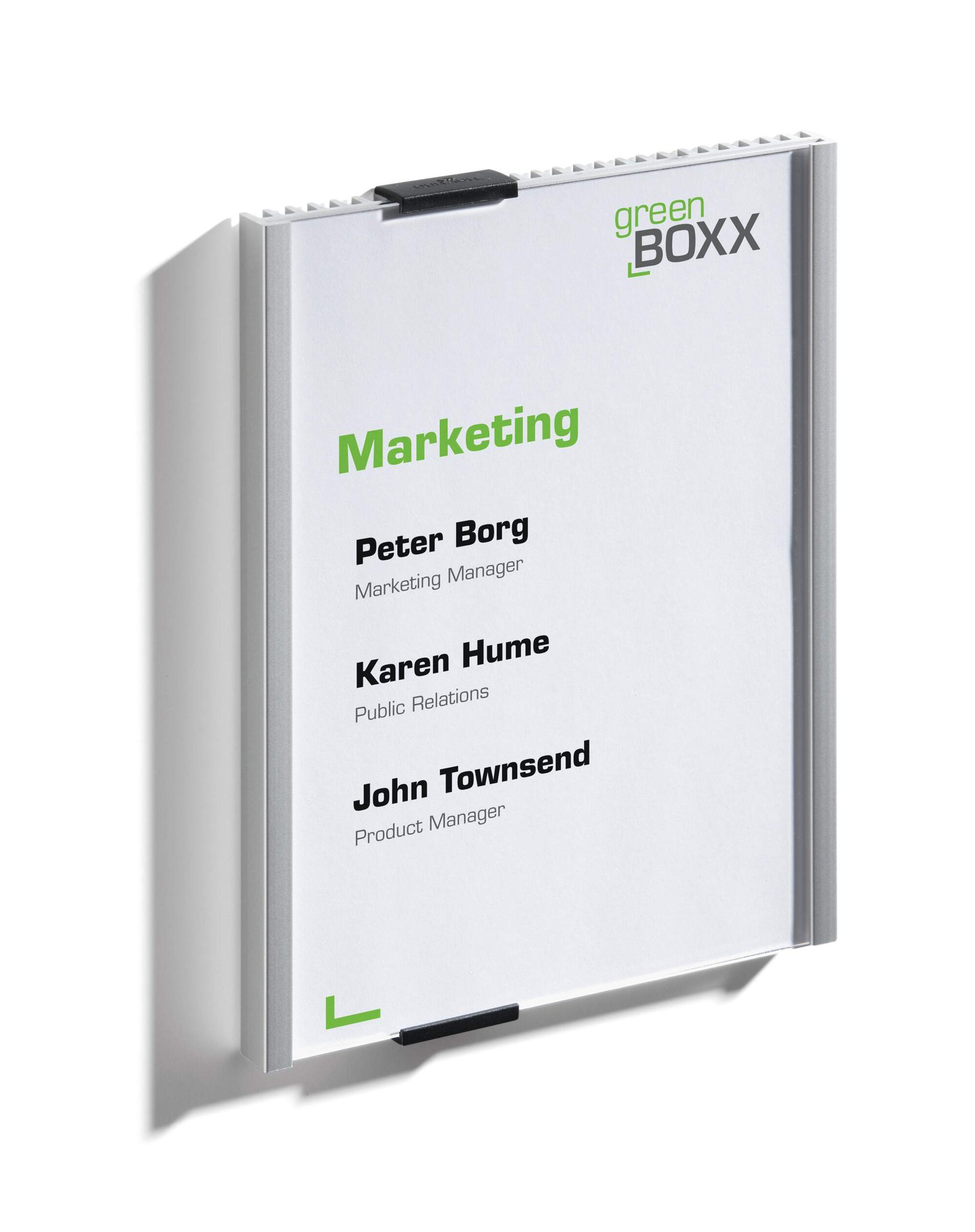 Durable Doorplate INFO SIGN 149x149mm