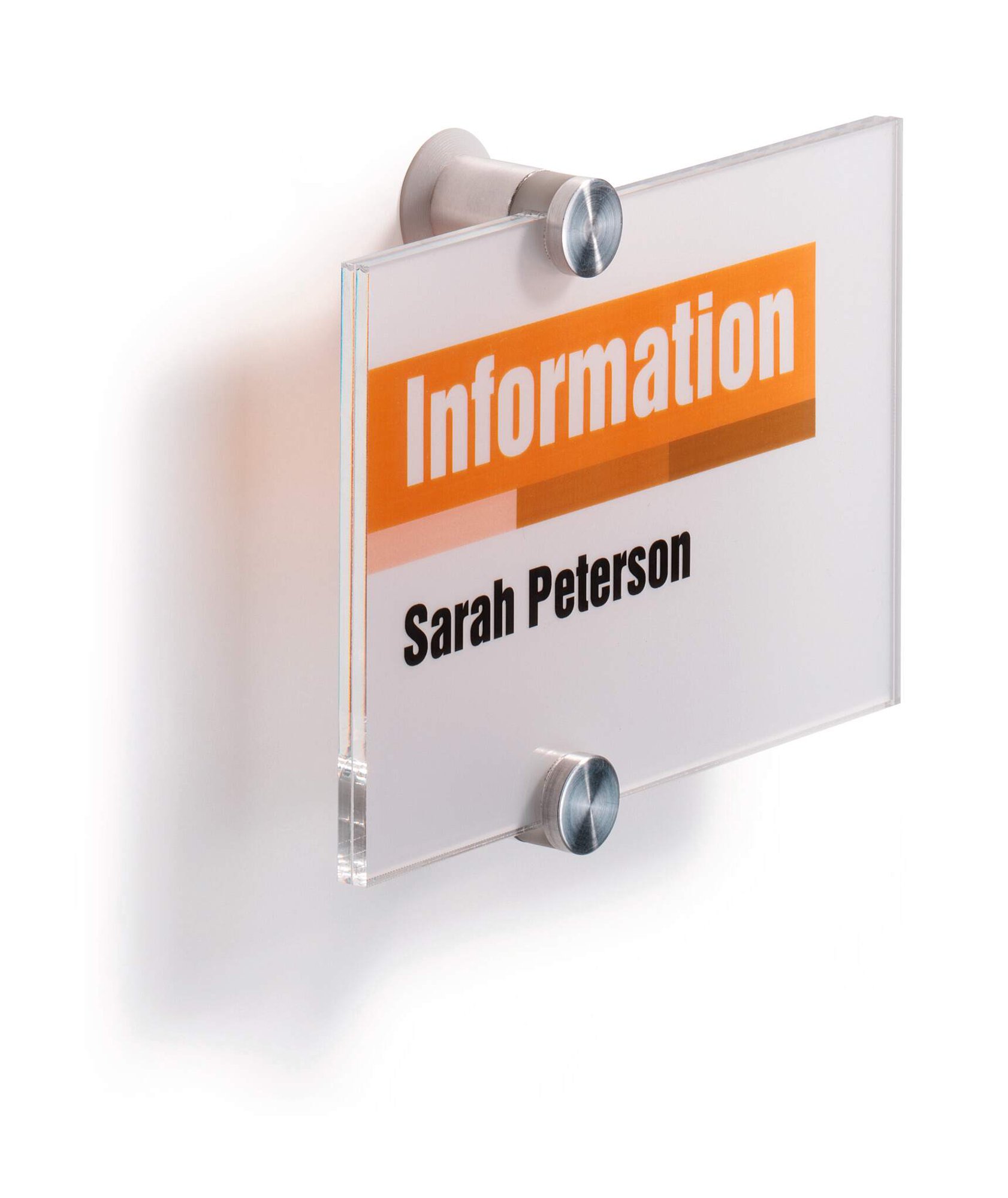 Durable CRYSTAL SIGN Floor Stand A3