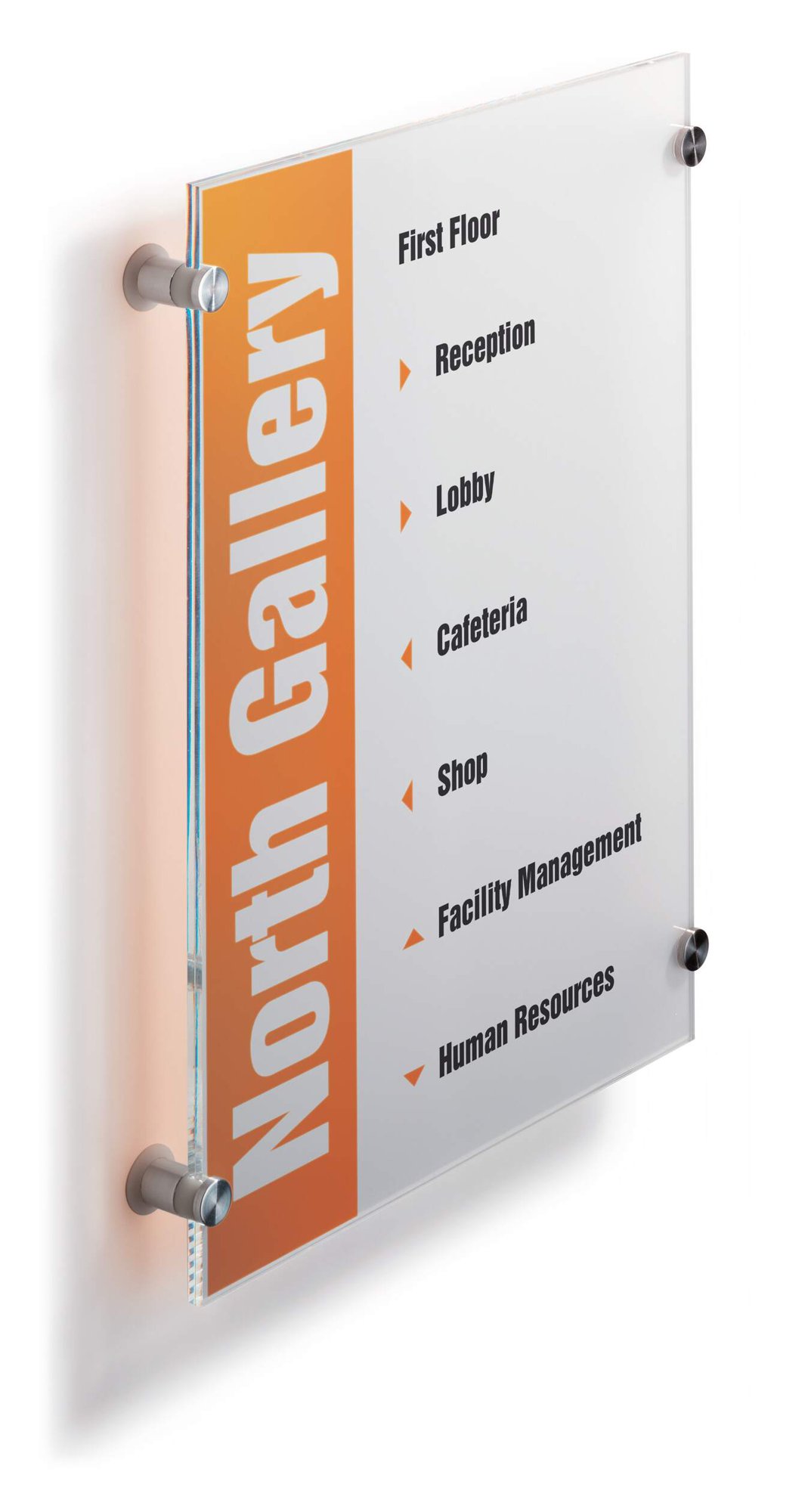 Durable CRYSTAL Door Sign A4