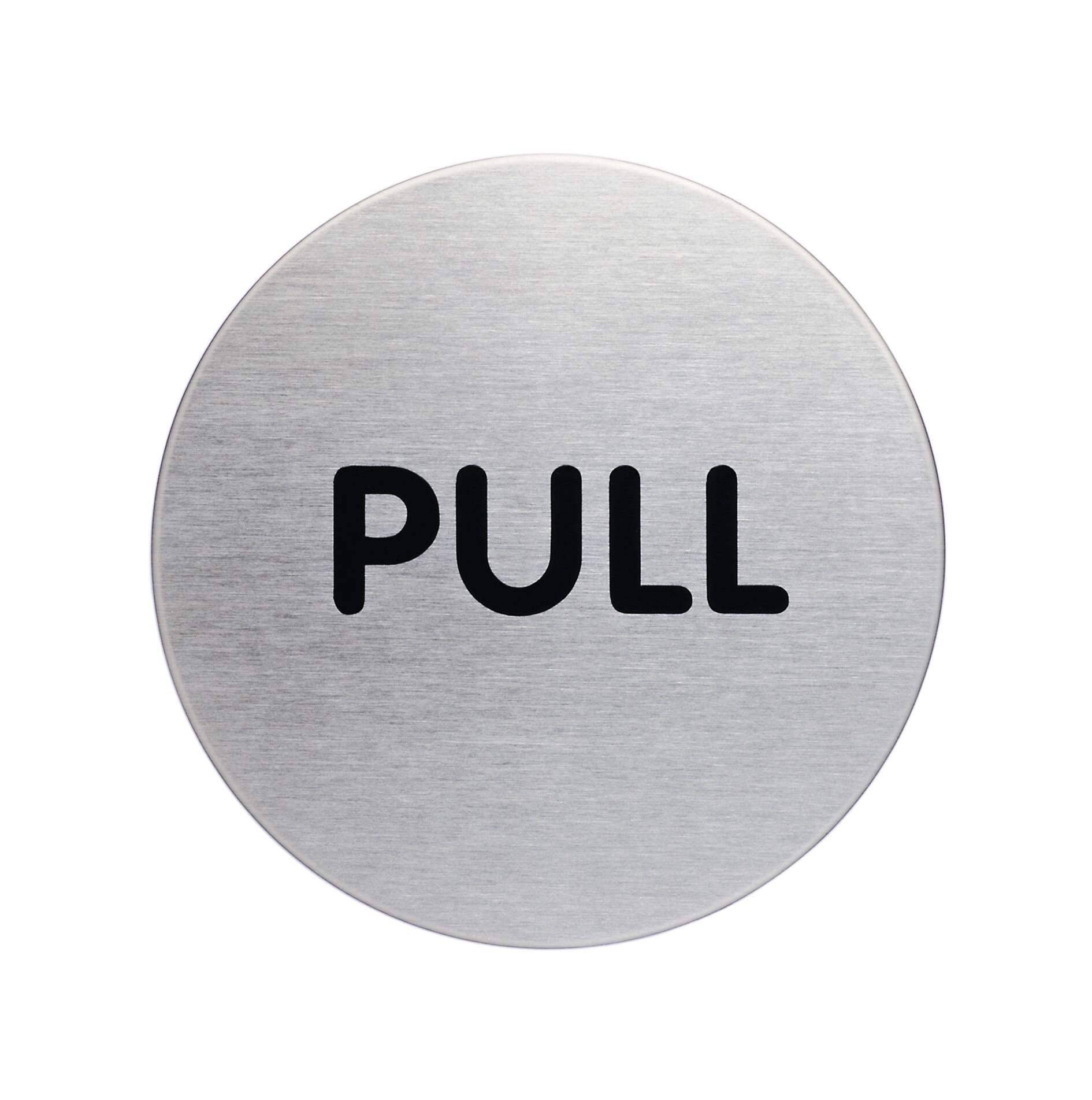 Durable PICTO 'Push' Sign 65mm