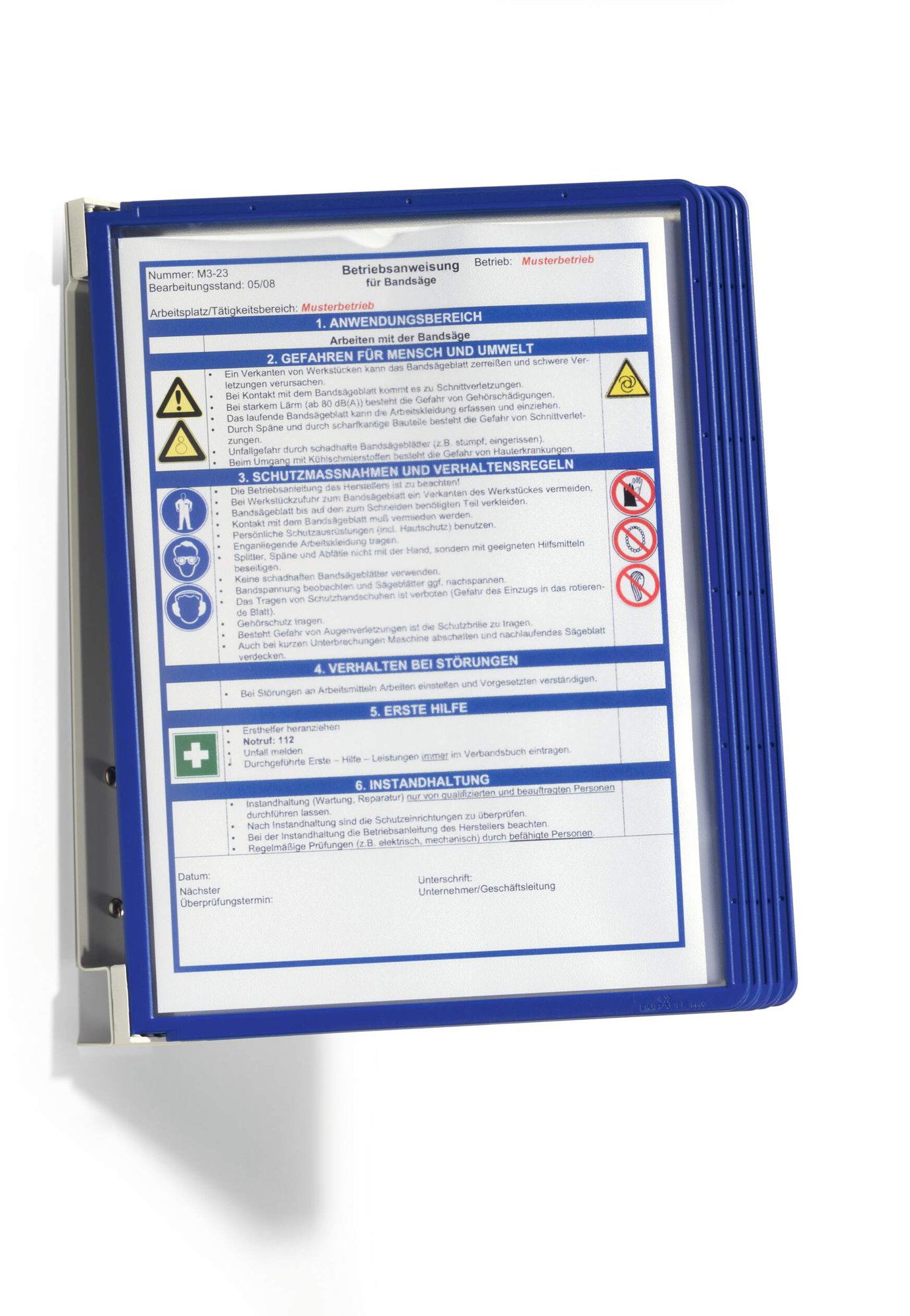 Durable VARIO WALL 5 A4 Red