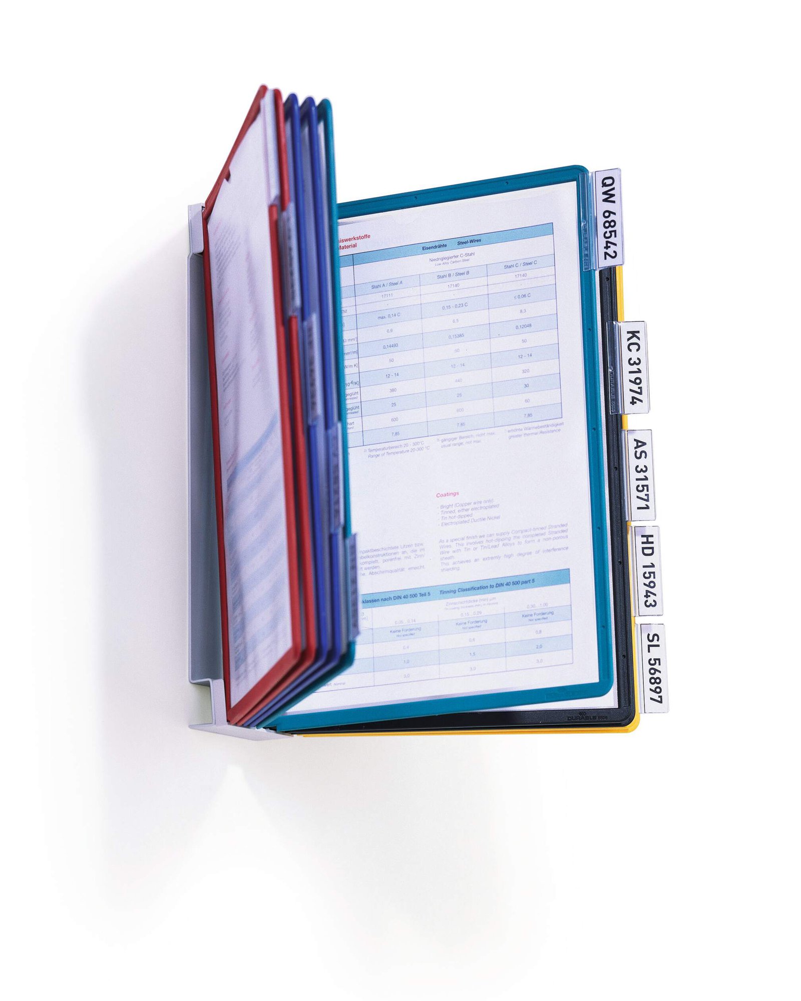 Durable VARIO WALL 5 A4 Dark Blue