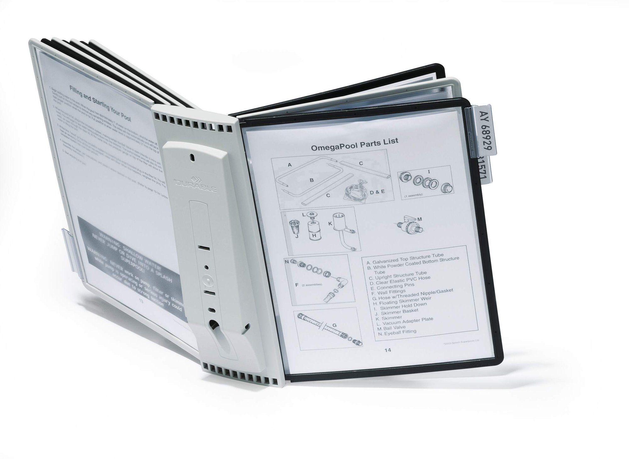 Durable SHERPA WALL 10 Assorted