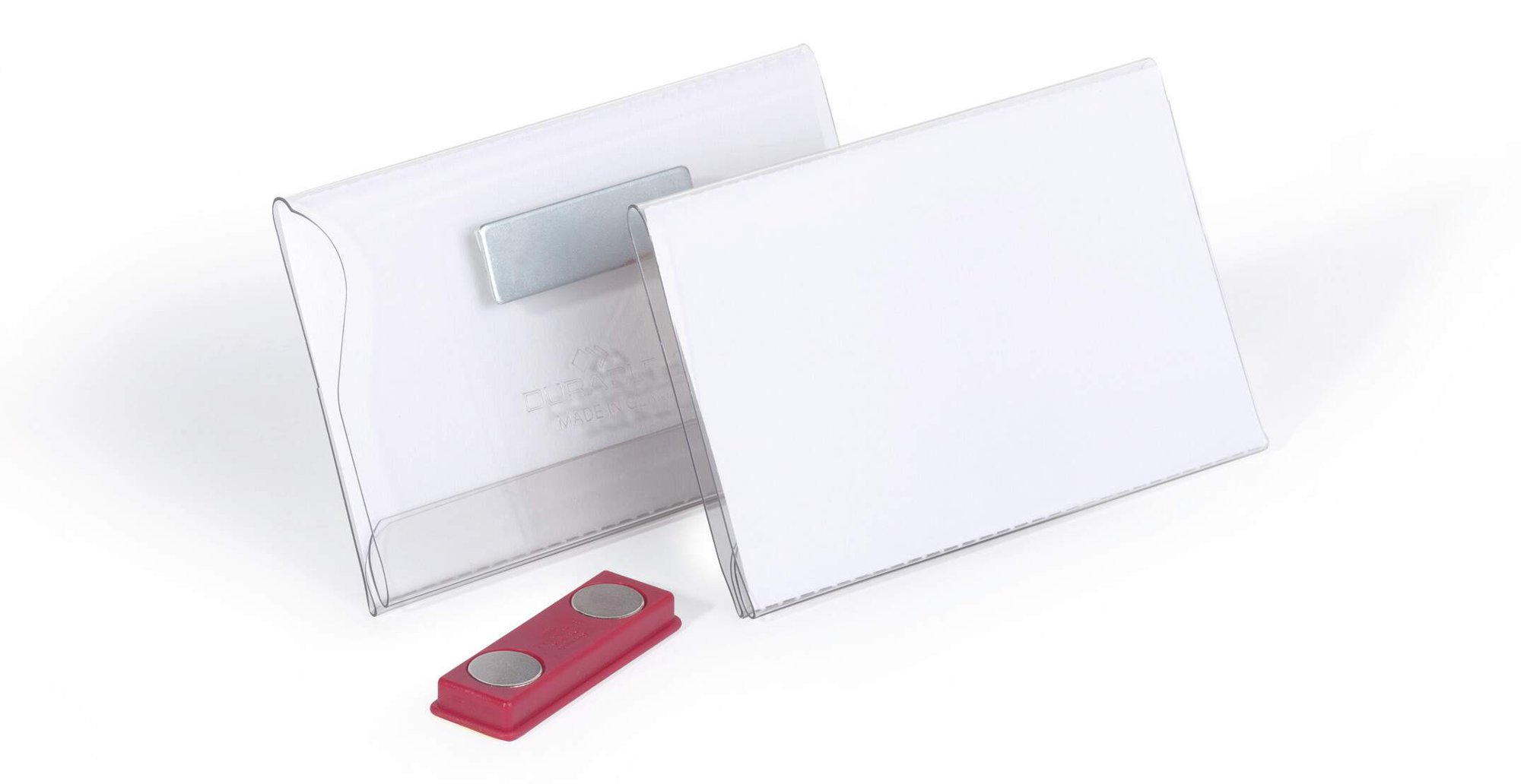 Durable Magnet Badge 40x75mm (25)