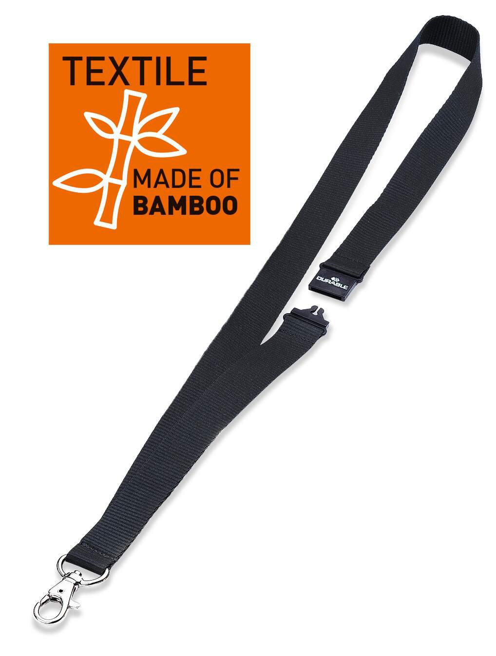 Durable ""STAFF"" Lanyard Black (10)