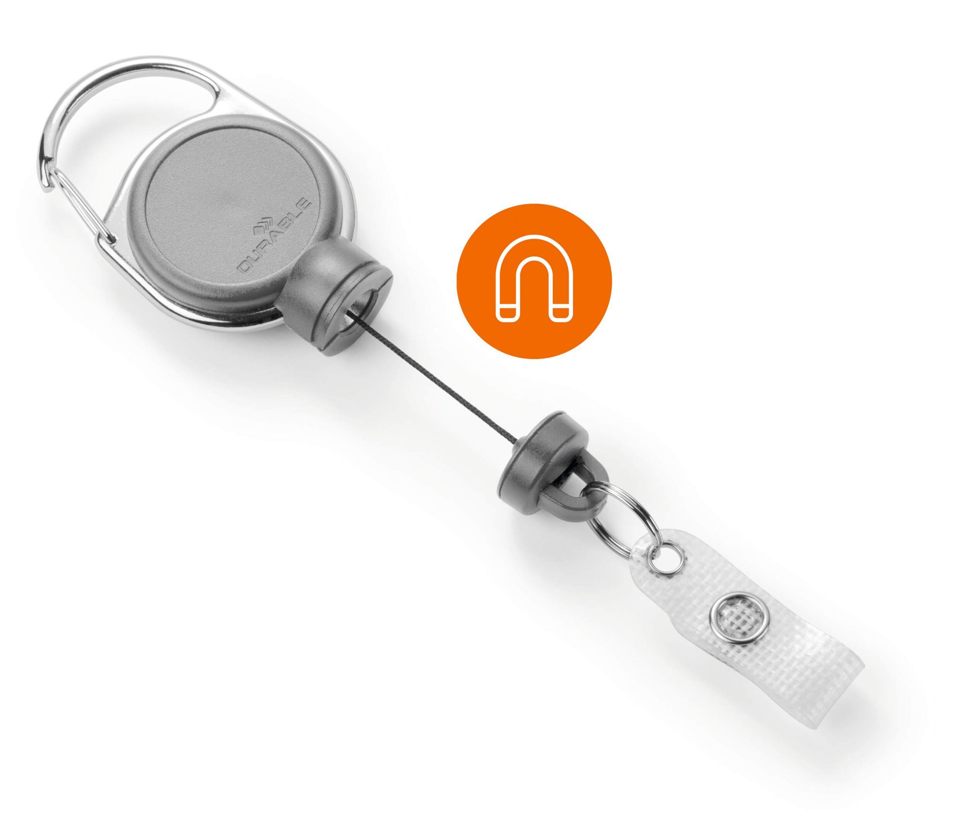 Durable EXTRA STRONG Badge Reel Blue