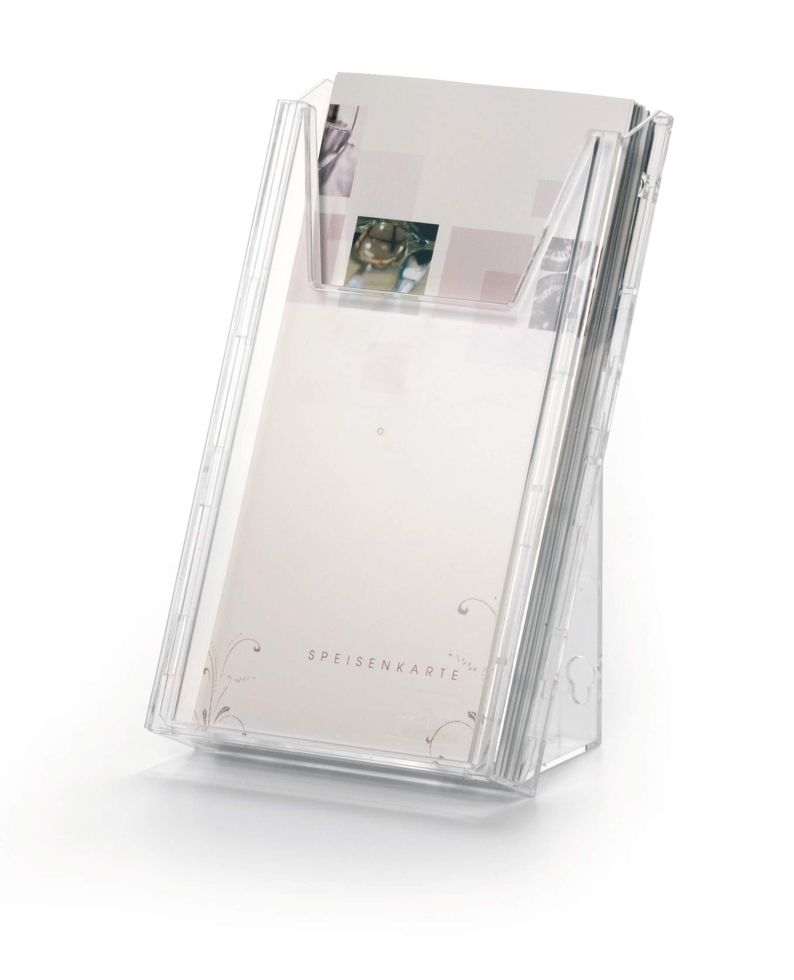 Durable Table Display PRESENTER A4 Clear