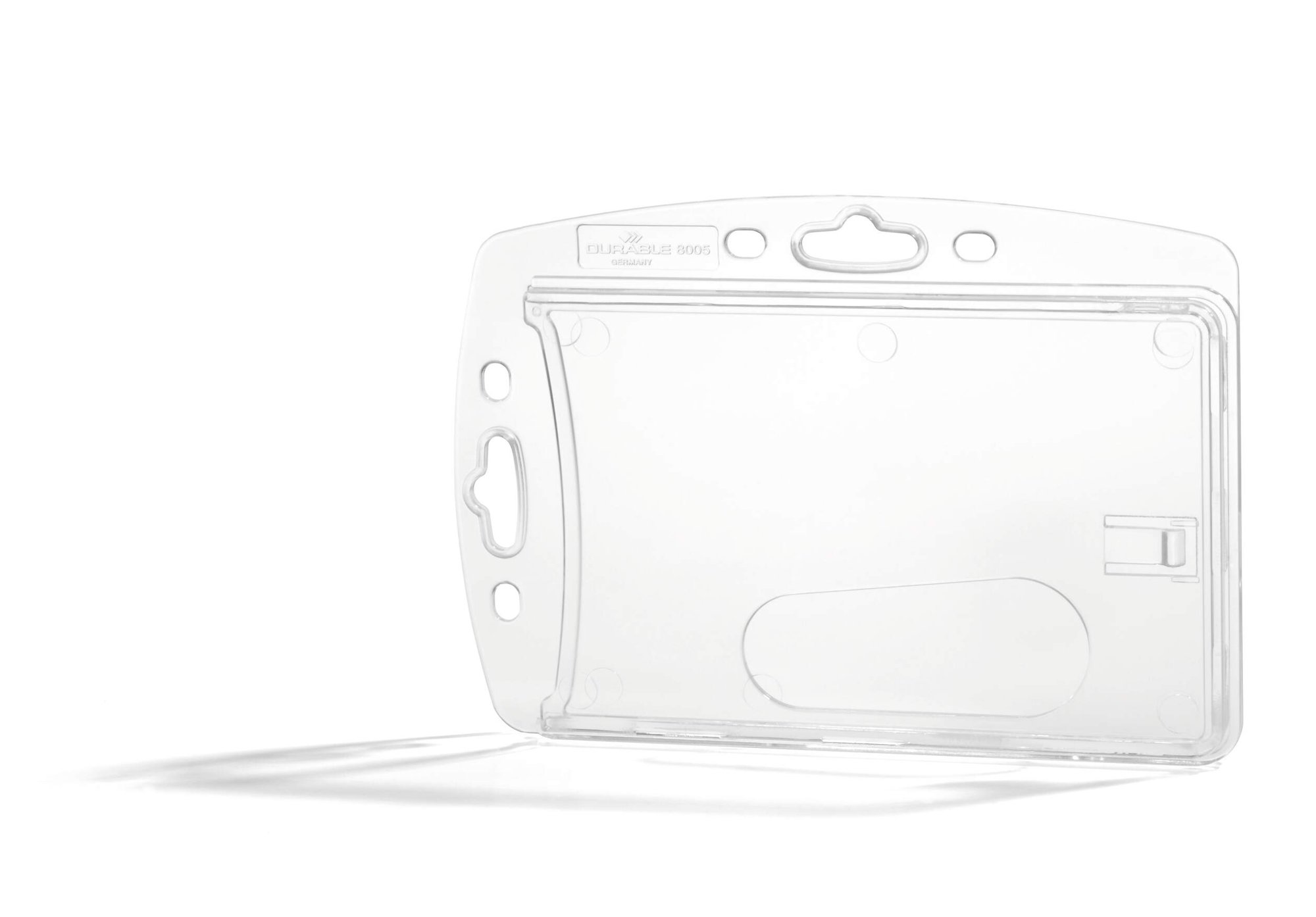 Durable RFID ID Card Holder Silver (10)