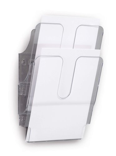 Durable FLEXIPLUS 2 A4 Portrait Literature Holder Wall Mounted Document Holder Clear - 1709008400