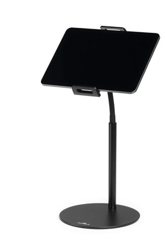 Durable TWIST 360 Gooseneck Tablet and Phone Holder Desk Stand Black - 894101