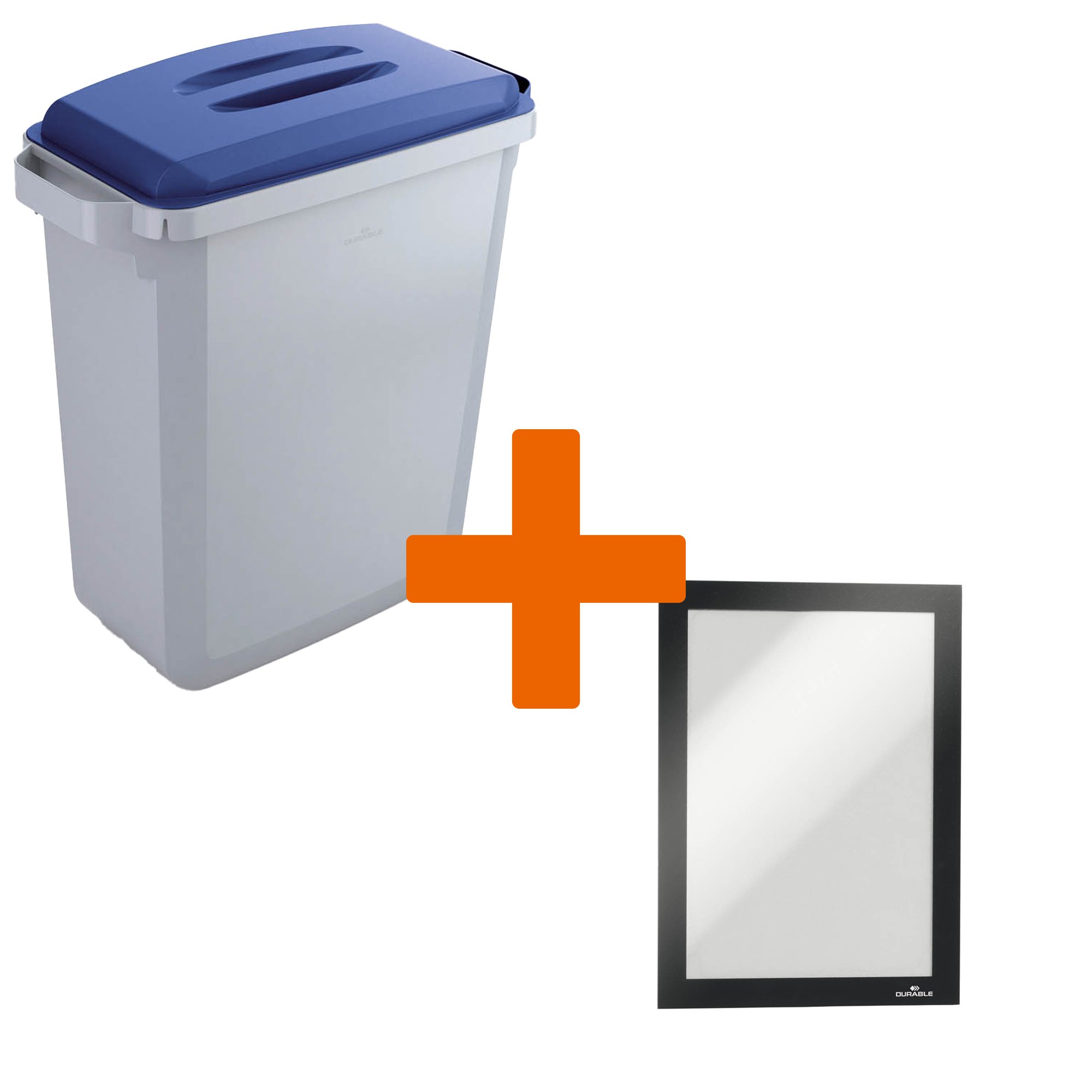 Durable DURABIN 60 Bin + Lid & Duraframe