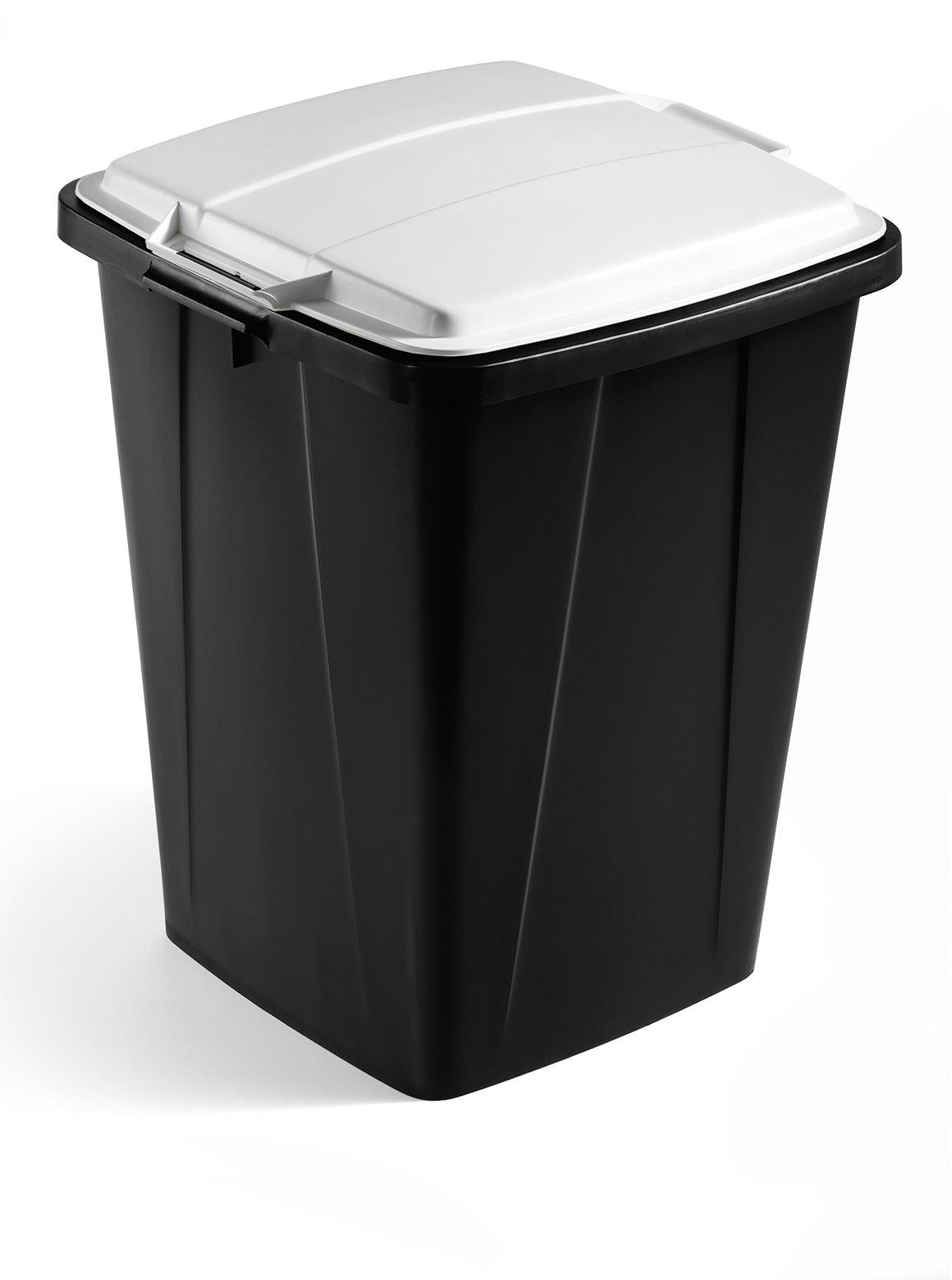 Durable DURABIN 90L ECO Grey + Black Lid