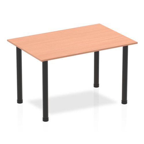 Impulse+1200mm+Straight+Table+With+Post+Leg