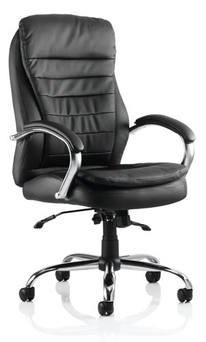Rocky+Executive+Chair+Black+Leather+High+Back+With+Arms