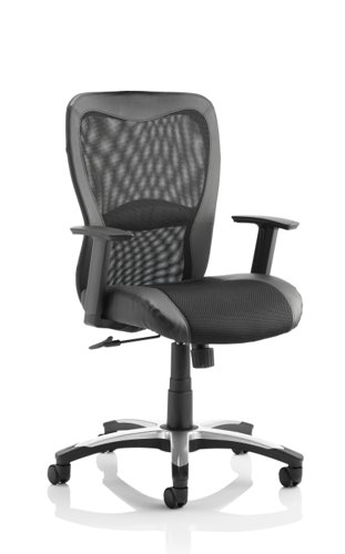Victor+II+Mesh+Back+Executive+Office+Chair+with+Arms