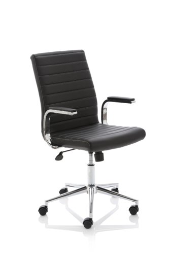 Ezra+Medium+Back+Leather+Executive+Office+Chair+with+Arms