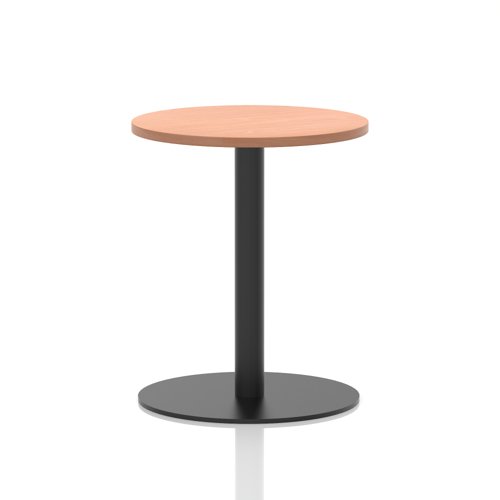 Italia+Round+Poseur+Table+Black+Leg