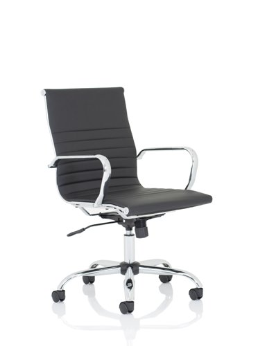 Nola+Black+Leather+Executive+Office+Chair+with+Arms