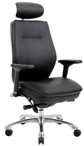 Domino+High+Back+Black+Posture+Chair+with+Arms+and+Headrest