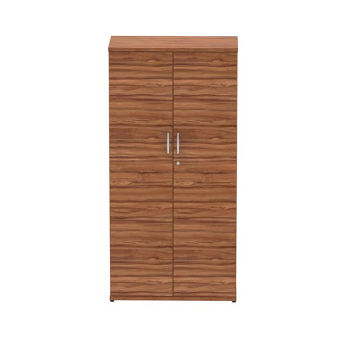 Dynamic Impulse W800 x D400 x H1600mm 3 Shelf Cupboard Walnut Finish - S00007