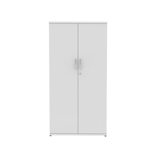 Dynamic Impulse W800 x D400 x H1600mm 3 Shelf Cupboard White Finish - S00011