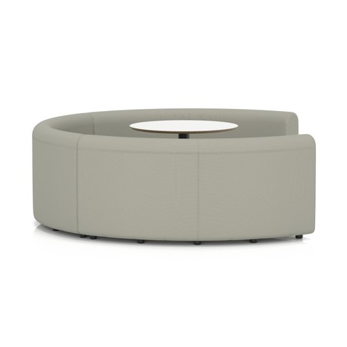 Mawsley Modular Seating Set Circular Booth Low Back With White Table in ...