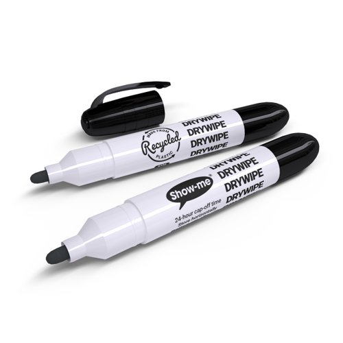 Show-me Teacher Drywipe Marker Bullet Tip (Pack 10) - STM10