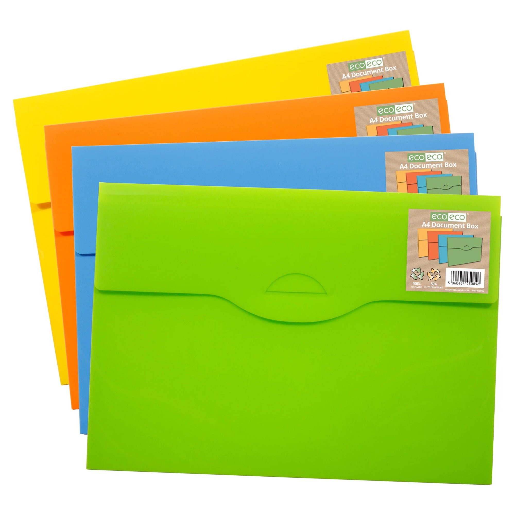 A4 50% Recycled 26 Pocket Expanding File - Single