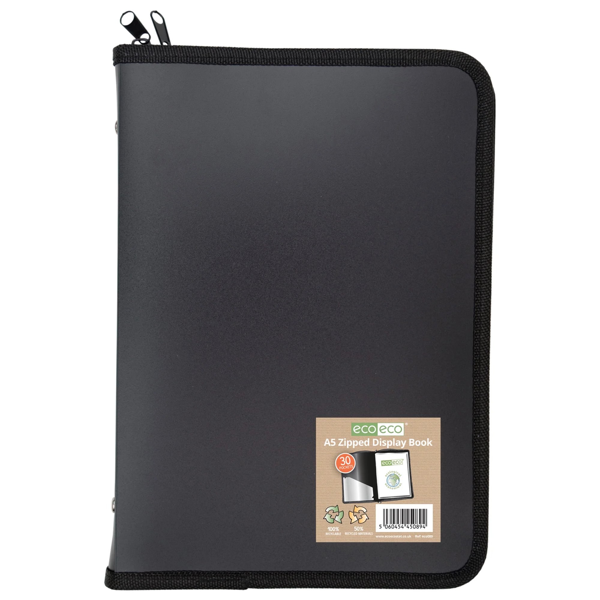 A3 95% Recycled Presentation 4 Ring Landscape Binder - Single