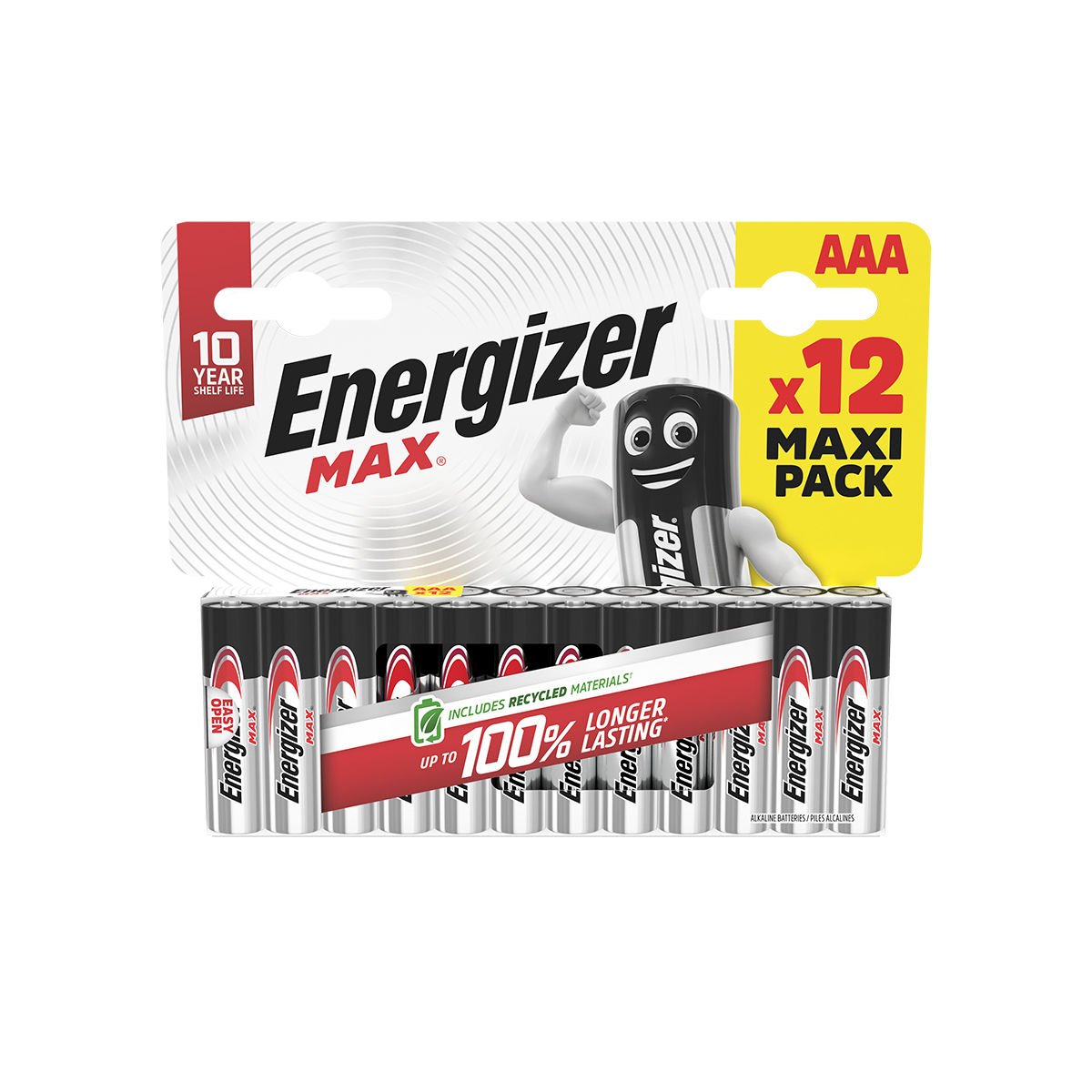 Energizer Max AA Battery Pack of 12 AAENEB12