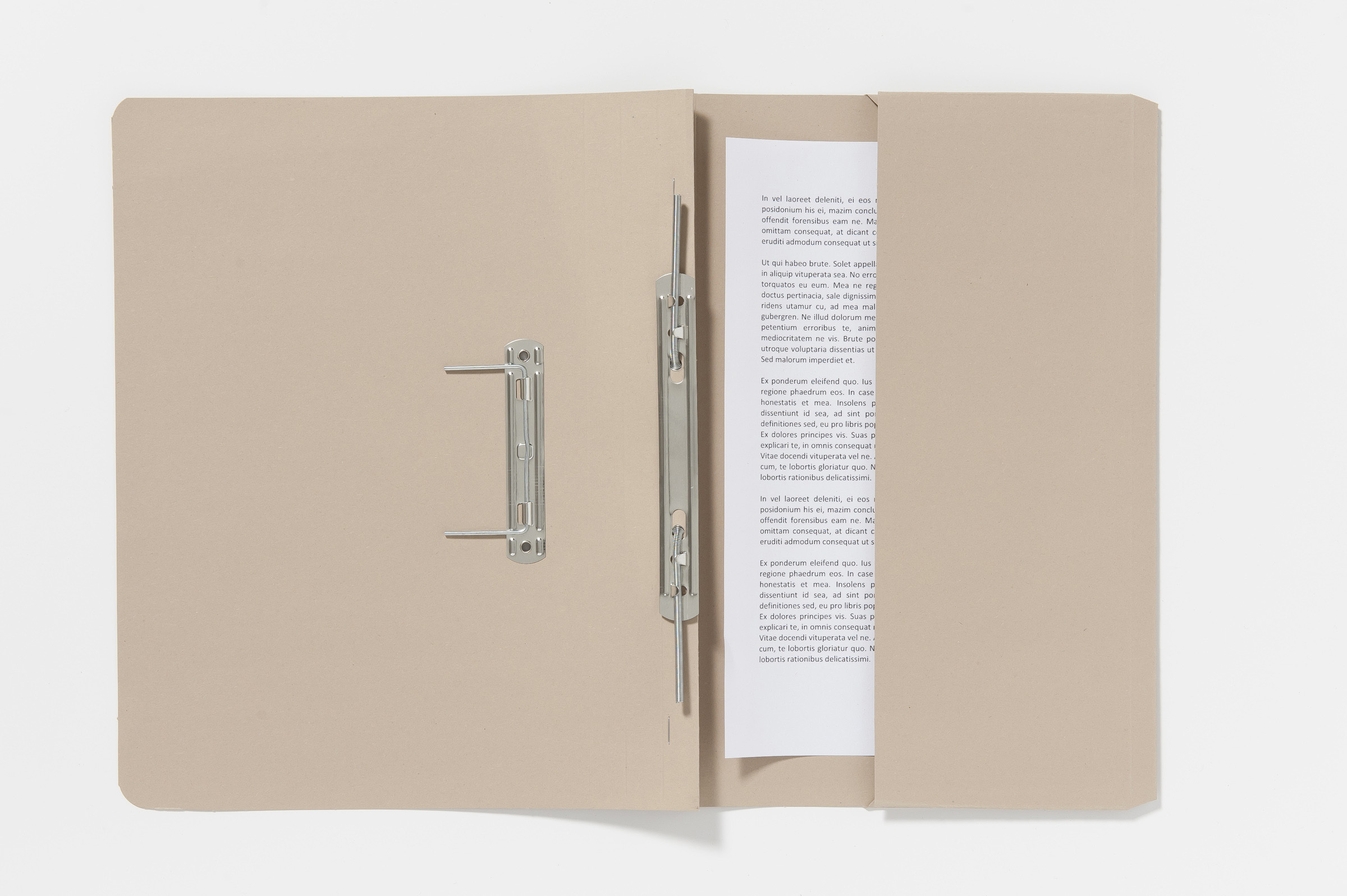 Guildhall Spring Pocket Transfer File 285gsm Buff (Pack 25) - 347-BUFZ