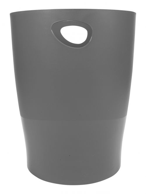 Exacompta ECOBIN 15 Litre Waste Bin 263 x 263 x 335mm Dark Grey - 45307D