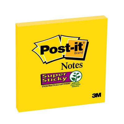 Post-it Notes Markers, Assorted Colours, 15 mm x 50 mm, 100 Sheets/Pad, 5 Pads/Pack, 100% PEFC SGSCH-PEFC-COC-110078