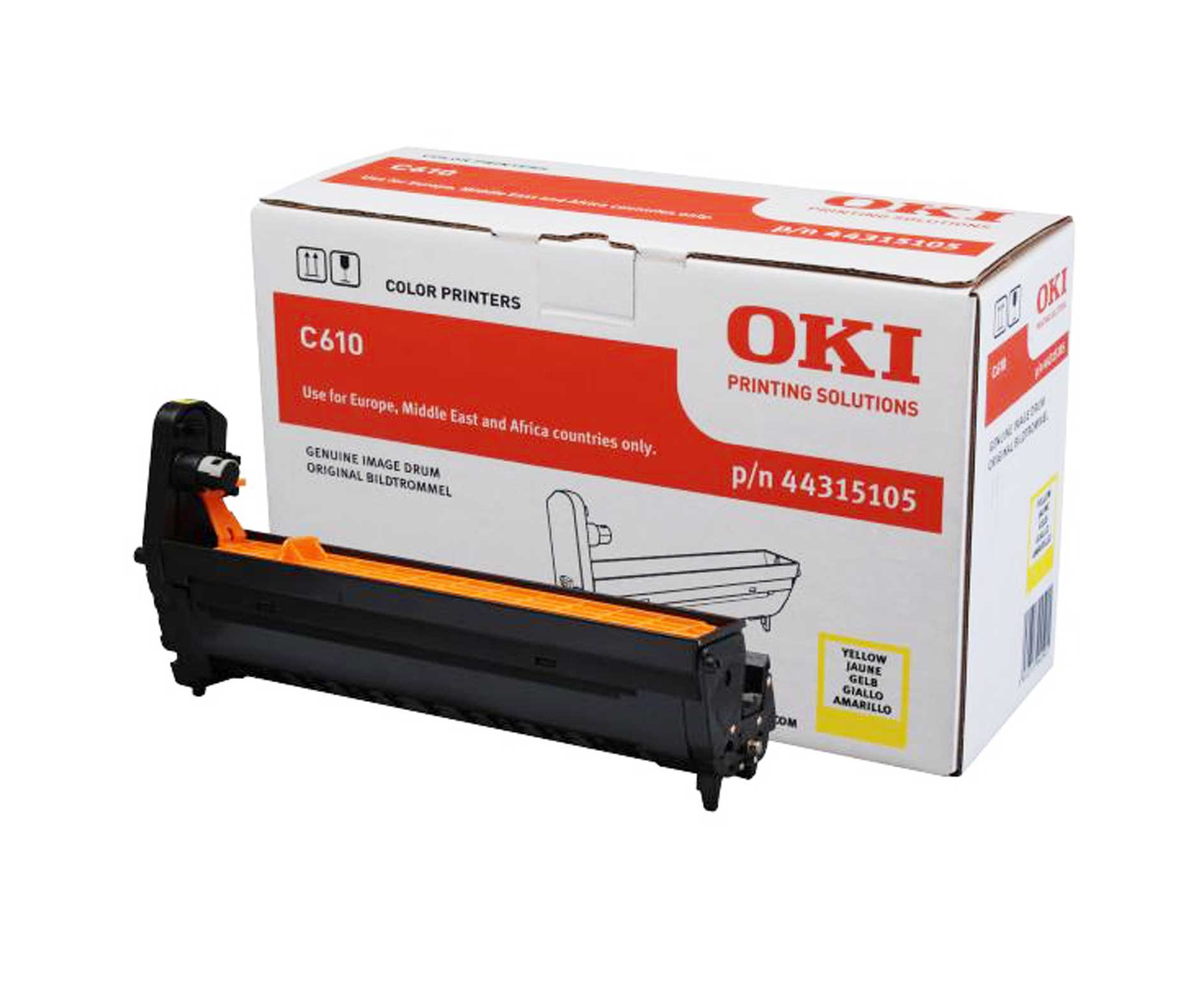 OKI Yellow Drum Unit 20K pages - 44315105 - GRADE A STOCK