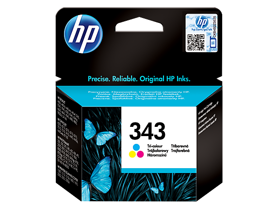 HP 343 Tricolour Standard Capacity Ink Cartridge 7ml - C8766E - GRADE A STOCK