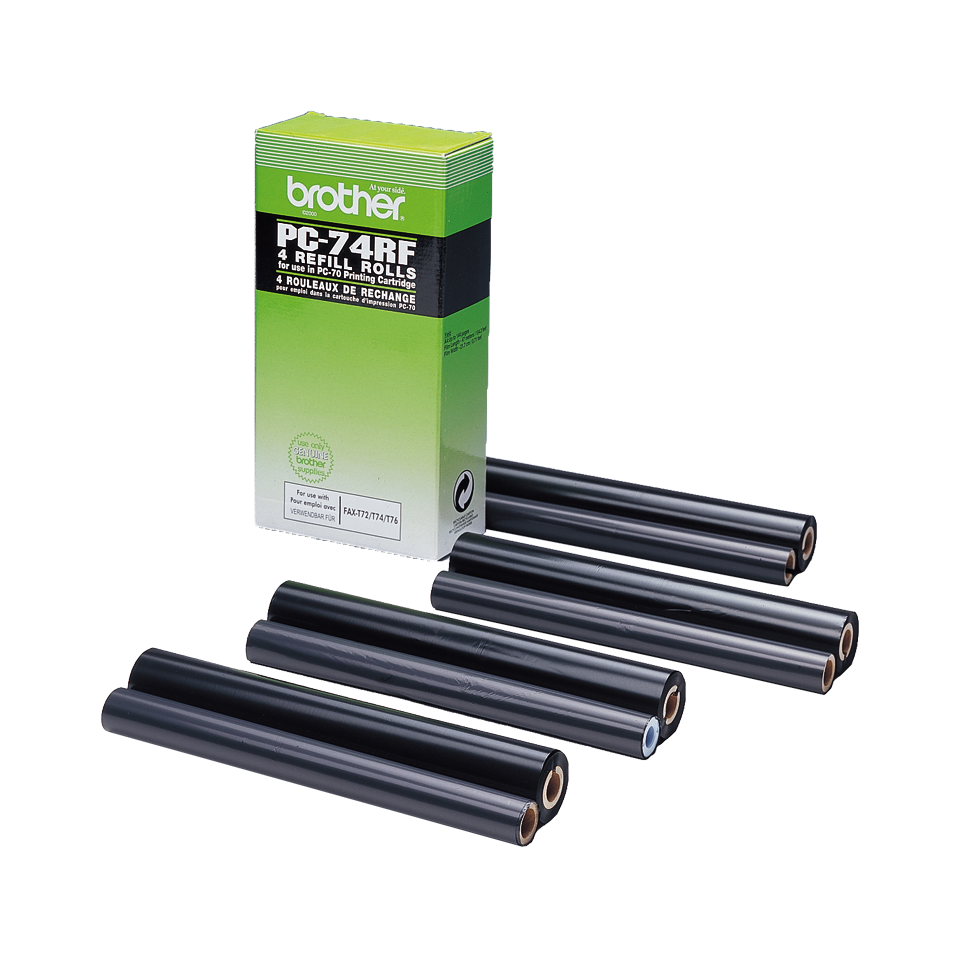 Brother Thermal Transfer Ribbon Refill Multipack 4 x 144 pages (Pack 4) - PC74RF - GRADE A STOCK