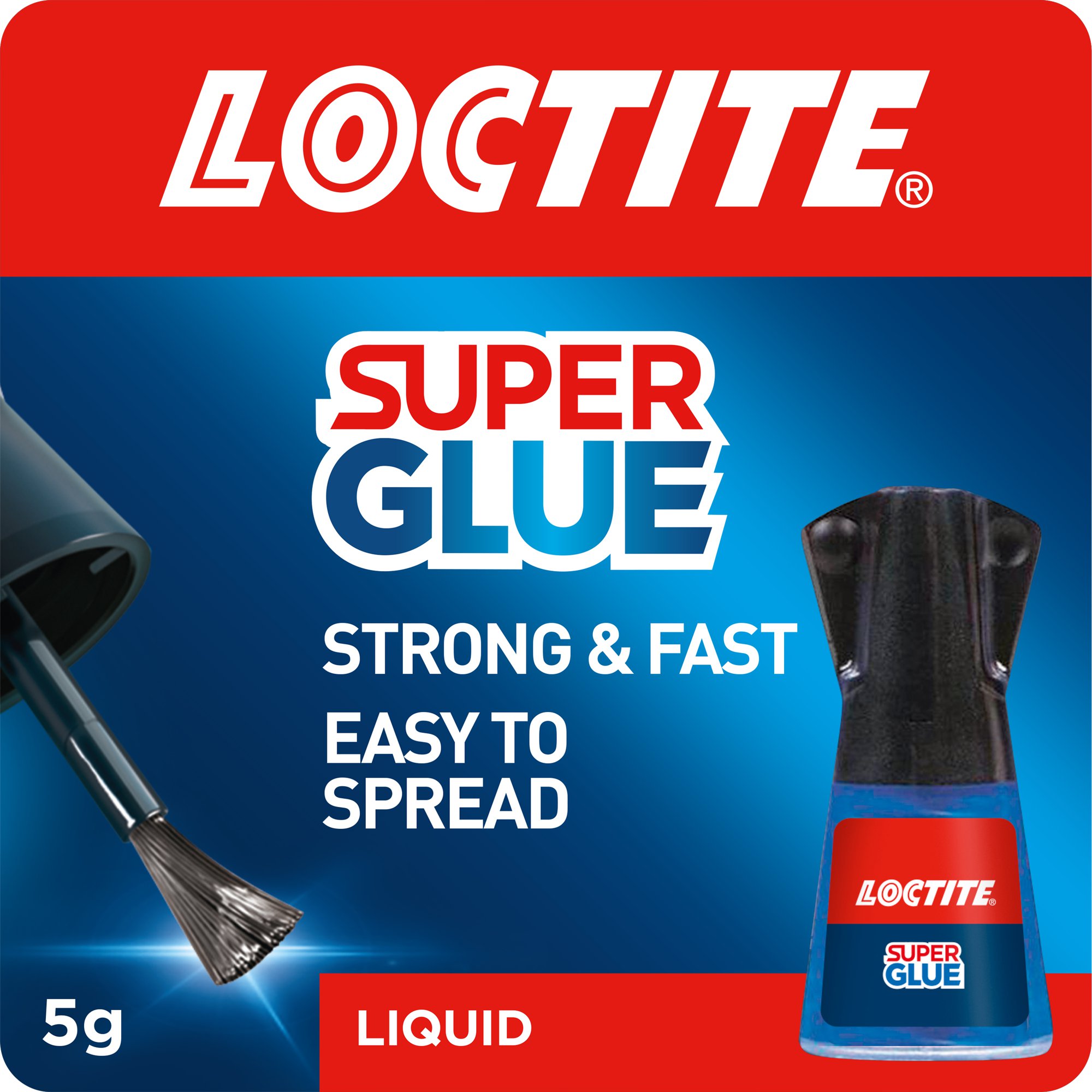 thumbnail image 2 of LOCTITE SUPER GLUE 3 Universal Extra Strong Brush Applicator 5g 2 of 6