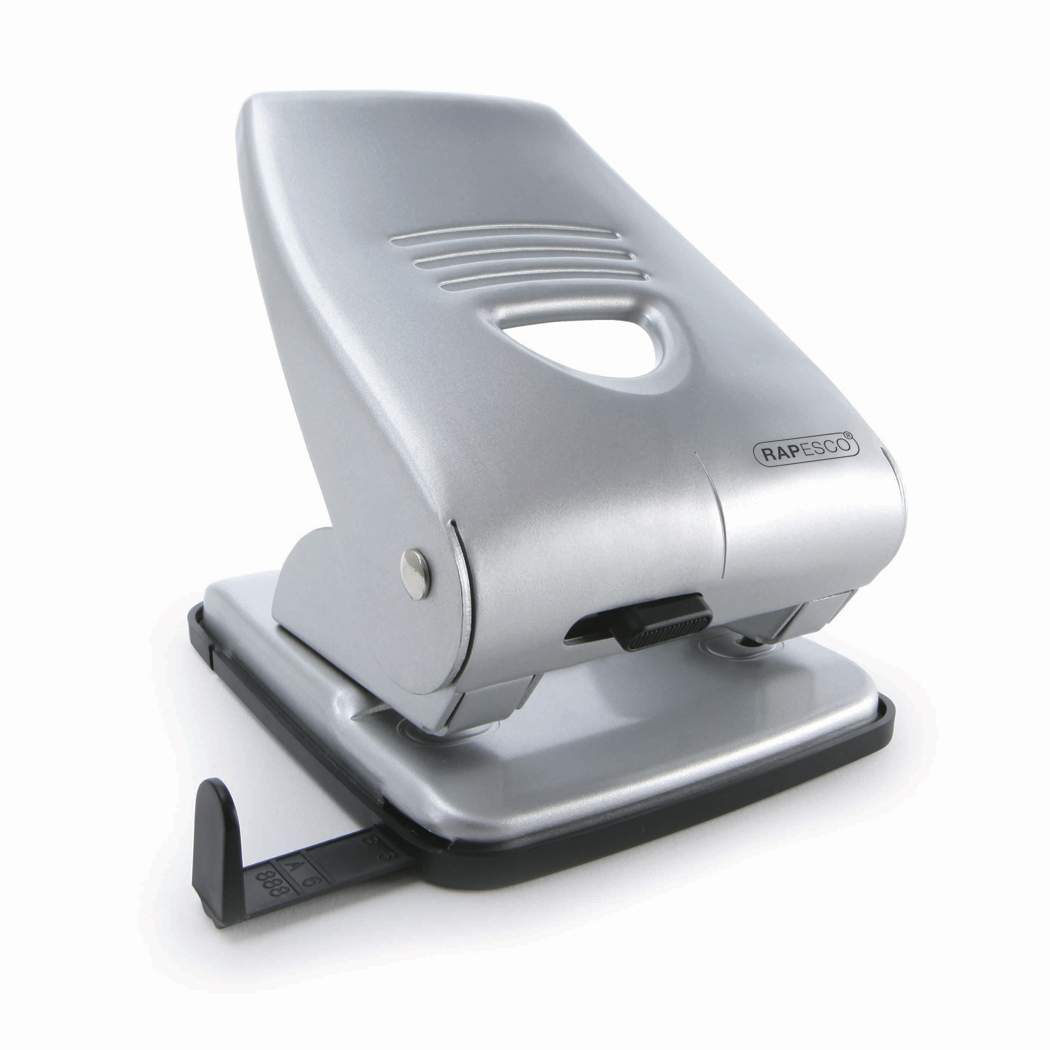 Rapesco PF827AB1 Perforadora etálica de 2 Agujeros 827, Capacidad para Rapesco PF827AB1 Perforadora etálica de 2 Agujeros 827, Capacidad para