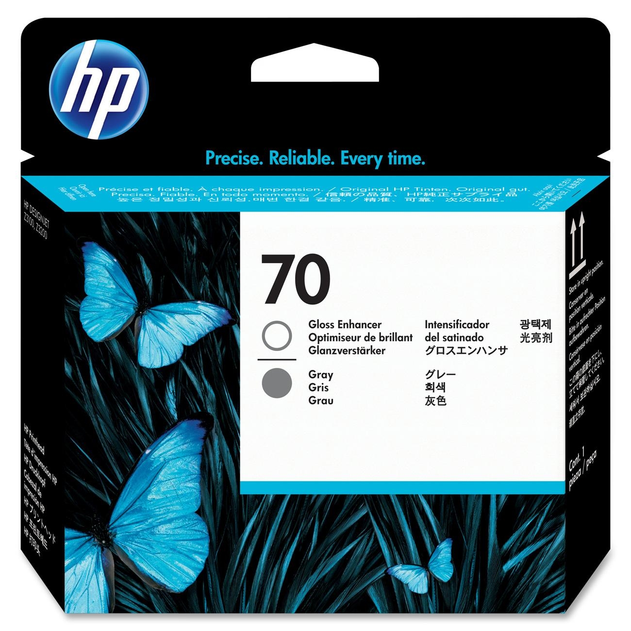 HP No 70 Grey and Gloss Enhancer Printhead - C9410A - GRADE A STOCK